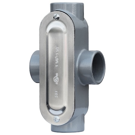 Dottie L.H. Dottie 1/2'' X Threaded Conduit Body w/ Cover & Gasket, 10PK X50CG